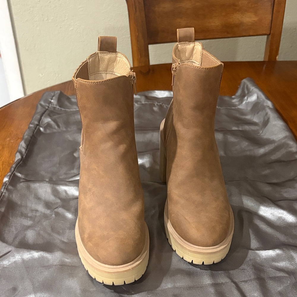 Dolce Vita Brown Ankle Booties